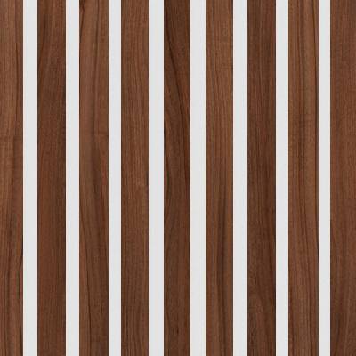 Archo - Akustický panel Design line Folie Ořech na bílém HDF 800 x 400 x 21 mm