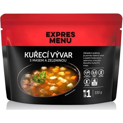 Expres Menu Kuřecí vývar s masem a zeleninou 330 g