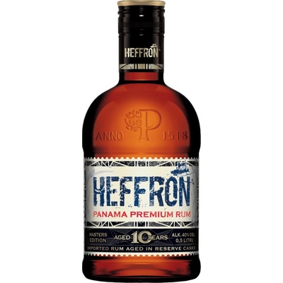 HEFFRON Panama Premium Rum 10y 40% 0,5 l (holá láhev)