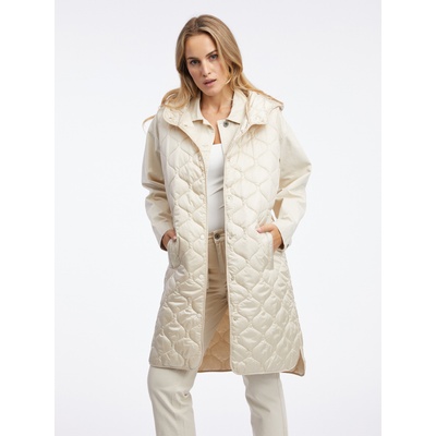 Orsay Бежов дамски дълъг ватиран елек ORSAY Orsay | Bezhov | ЖЕНИ | S