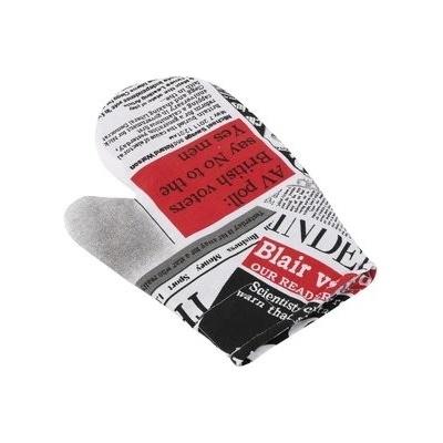 Bellate x kuchynská chňapka s magnetom CH/522 noviny červené 28 x 18 cm