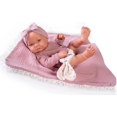 Antonio Juan 50270 miminko holčička na jarní dečce 42 cm