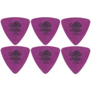 Dunlop 431R 1.14 Tortex Triangle 6 Перце за китара (431R114-6PACK-SET)