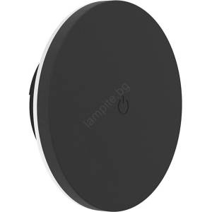 EGLO 75874 - LED димируемо външно стенно осветително тяло VALGIANO LED/5W/5V 2000 mAh IP44 черно (EG75874)