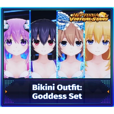 Neptunia Virtual Stars - Bikini Outfit: Goddess Set