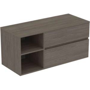 Ideal Standard Finesse - Шкафче за умивалник, 120x51x56 см, 2 чекмеджета, Dark Elm E3438UR (E3438UR)