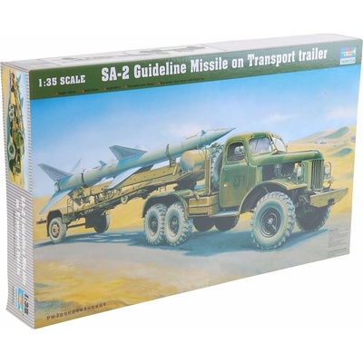 Trumpeter SA-2 Guideline Missile on Transport trailer 1:35