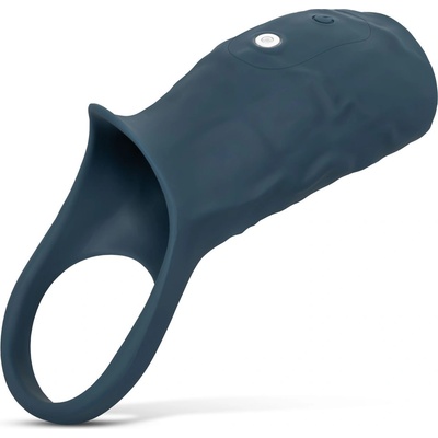 Boners Vibrating Penis Sleeve Blue