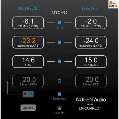 NUGEN Audio LM-Cor w DynApt Extension