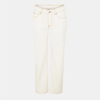 OFF WHITE Дънки OFF WHITE Women's Contemporary Straight Leg Jeans - Vintage White