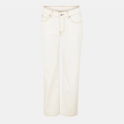 OFF WHITE Дънки OFF WHITE Women's Contemporary Straight Leg Jeans - Vintage White