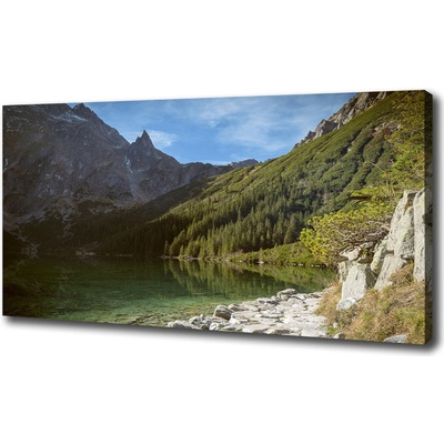 Foto obraz na plátne Morské oko Tatry 100x50 cm