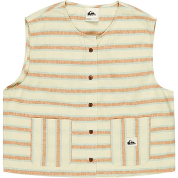 Quiksilver Дамски топ Quiksilver Women's Lomas Woven Top - Bone White Lomas Stripe (916-7074-0113)