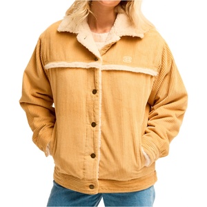 Billabong Дамско ежедневно яке Billabong Women's Cord In Love Casual jacket - Curry (103-2550-0313)