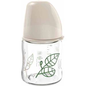 Nip Бебешко шише за момиче NIP Green - Cherry, Flow S, 120 ml (4000821351165) - ozone