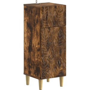 vidaXL Шкаф за баня DELFT Опушен дъб 30 x 31 x 80 см (897050)