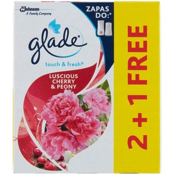 GLADE Touch&Fresh Bubble Berry Splash náplň 3 x 10 ml