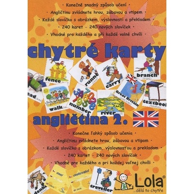 Chytré karty Angličtina slovíčka 2