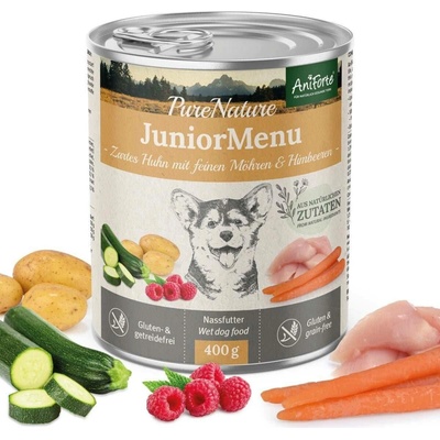 AniForte JuniorMenu křehké kuře s mrkví 6 x 400 g