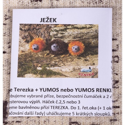 Návod na háčkovaného JEŽKA