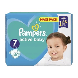 Pampers Active Baby XL VPP, пелени, №7, 44бр (0452-2-2)