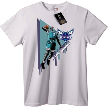 NOONEBRAND Тениска Larry Johnson Hornets - M, Black