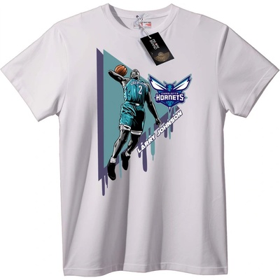 NOONEBRAND Тениска Larry Johnson Hornets - M, Black