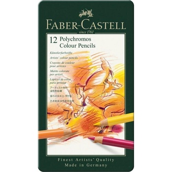 Faber-Castell Polychromos Цветен молив 12 бр (82.1012)
