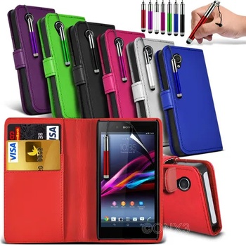 Image 1 of Sony Xperia Z Ultra Wallet Калъф + Скрийн Протектор