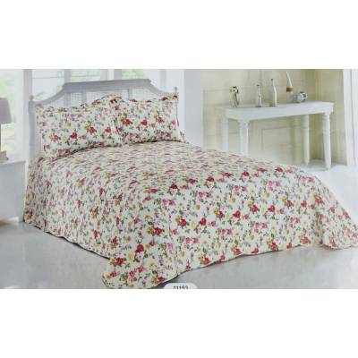TiaHome přehoz na postel bavlněný Vintage rose 140 x 220 cm, 50 x 70 cm