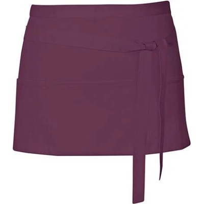 Link Kitchen Wear Koktejlová zástěra X983 Aubergine Pantone 5115 60x30cm