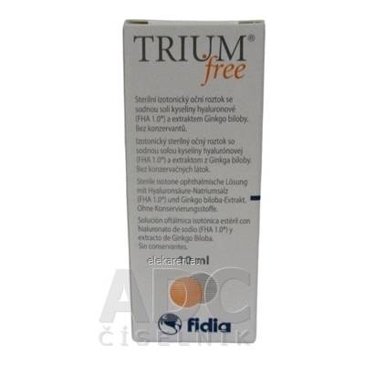 Fidia Farmaceutici, S.p.A. TRIUM free - 1x10 ml