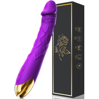SuperLove Realistic Fantasy Vibrator Purple