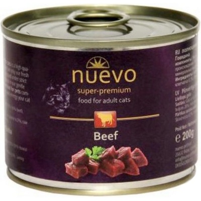 nuevo Консерва NUEVO CAT Adult Beef 200 г