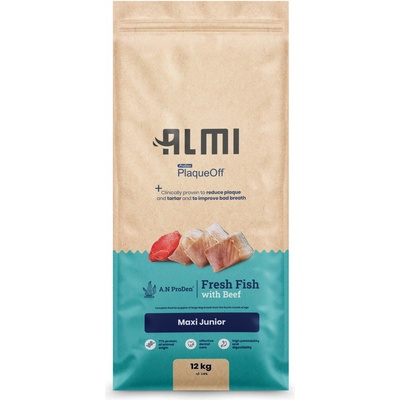 Almi Maxi Junior Granule s mořskou řasou 12 kg