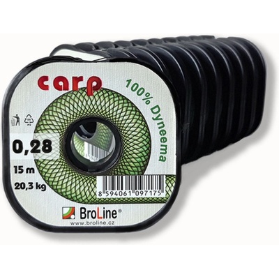 BRO-LINE Šňůra na návazce 100% DYNEEMA 10 m 0,40 mm