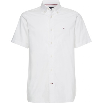 Tommy Hilfiger Риза с къс ръкав Tommy Hilfiger Short Sleeve Oxford Shirt - White YBR