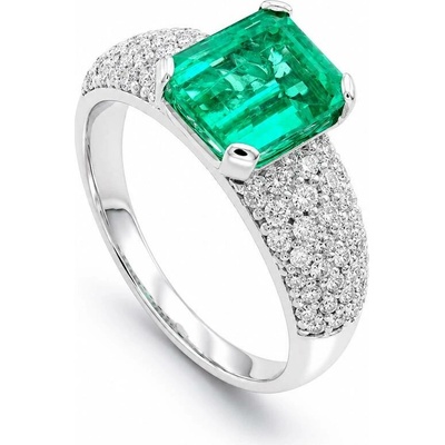 Beny Jewellery zlatý se Smaragdem a diamanty 2010548