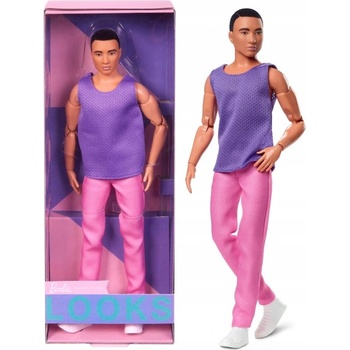 Barbie Looks Ken Vo Fialovom Tričku