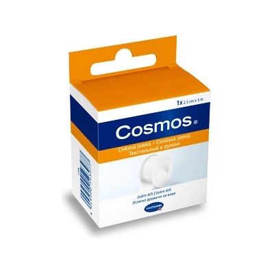 Cosmos Fixační z netkaného textilu náplast cívka 2,5 cm x 5 m – Hledejceny.cz