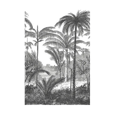Grandeco Vliesová fototapeta s digitálním potiskem One Roll Palm Scenery 3 díly, 280 x 159 cm