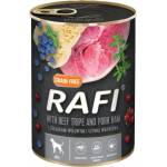 Dolina Noteci RAFI Adult PORK HAM and BEEF TRIPE - консерва за кучета с шунка и телешко шкембе, 400 гр - Полша 11801424