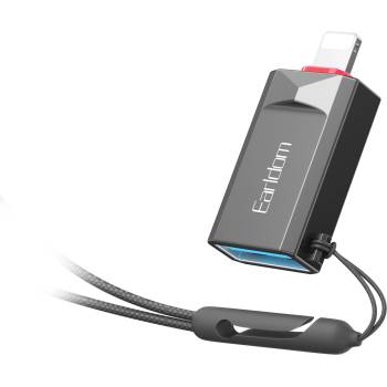 Earldom Преходник Earldom ET-OT87L, USB3.0 към Lightning, OTG, Черен - 40361 (40361)