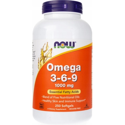 Now Foods Omega 3-6-9 1000 mg 250 kapsúl