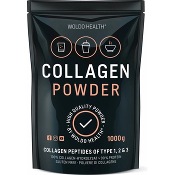 Woldohealth 100% Hovězí Kolagen 1 kg