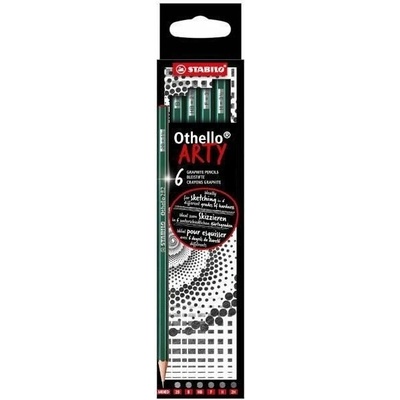 Stabilo tužka grafitová Othello ARTY - 6ks/ mix