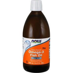 NOW NOW Omega-3 Fish Oil Liquid, 500 ml