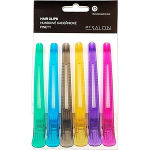 My Salon Aluminium Hair Clips 6 pcs