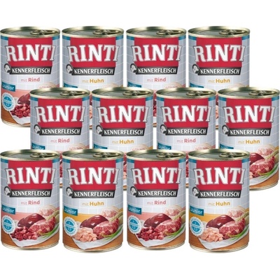 Rinti Kennerfleisch Junior Mix příchutí 12 x 400 g
