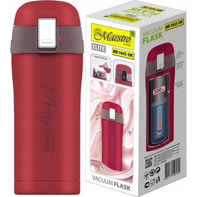 Maestro Termoska 300 ml ruže a fialová
